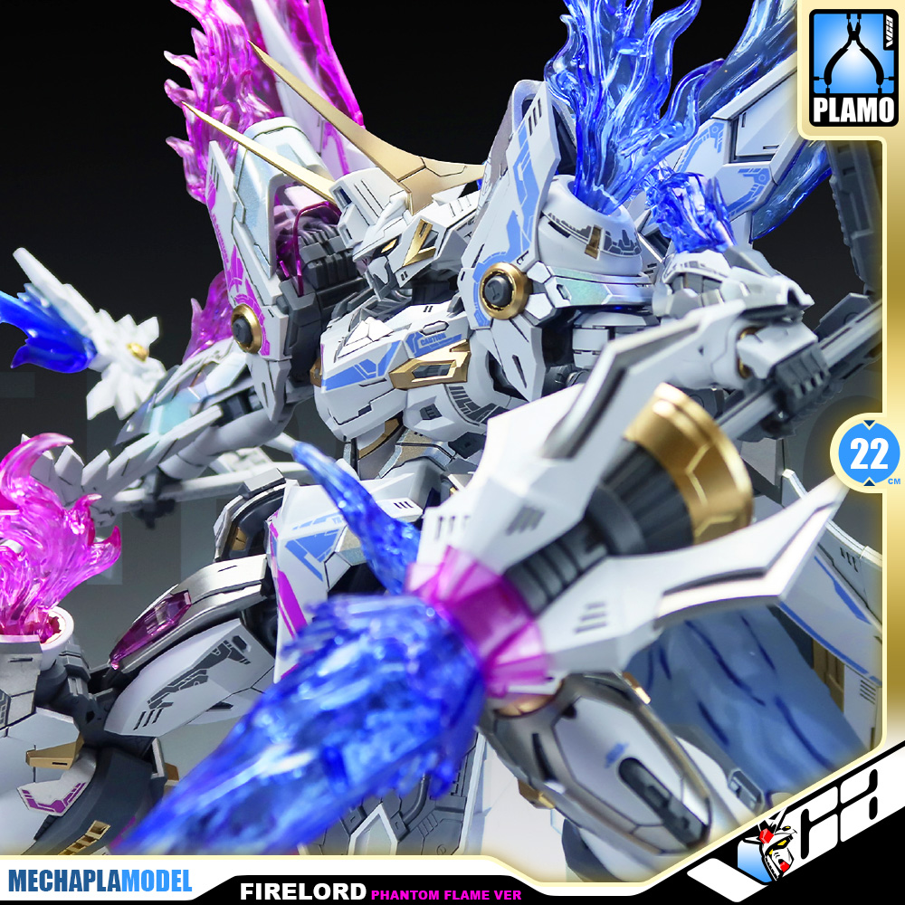 SNAA YR-04 Firelord Ver. Phantom Flame 焱皇 Ver.幻炎之魂 Master Grade MG 1/100 Plastic Model Action Figure Toy Master Grade MG Kit VCA Gundam Mecha Thailand