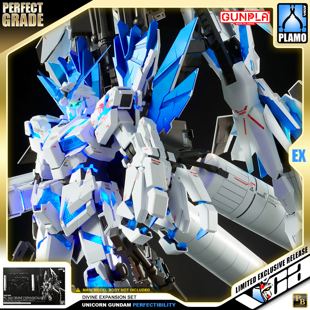 ⭐️ PREMIUM BANDAI PB GUNPLA PERFECT GRADE PG 1/60 DIVINE EXPANSION SET FOR UNICORN GUNDAM PERFECTIBILITY ประกอบ หุ่นยนต์ โมเดล กันดั้ม กันพลา ของเล่น VCA GUNDAM