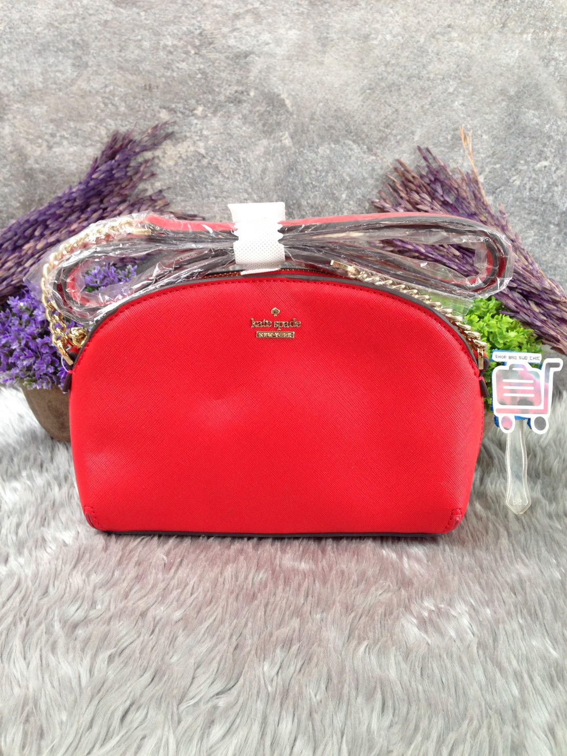 KATE SPADE CROSSBODY BAG สีแดง