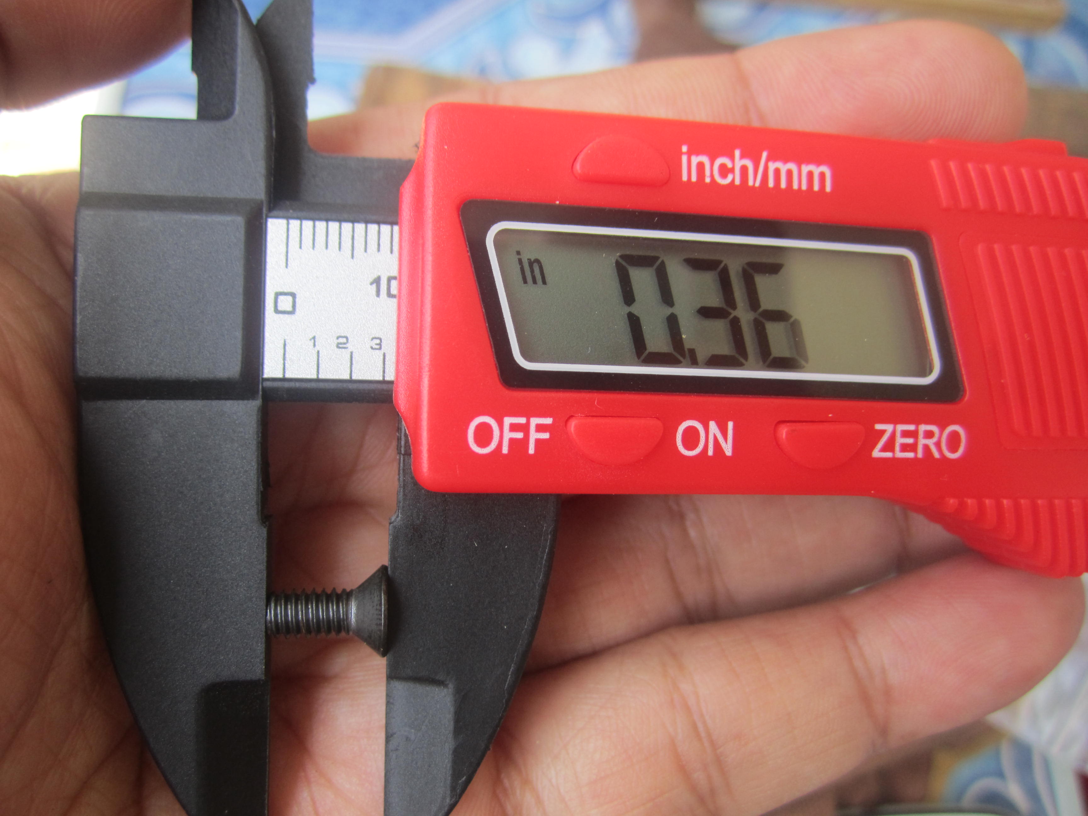 ชุดน็อต + สกรู หัวแบน (10 ตัว)