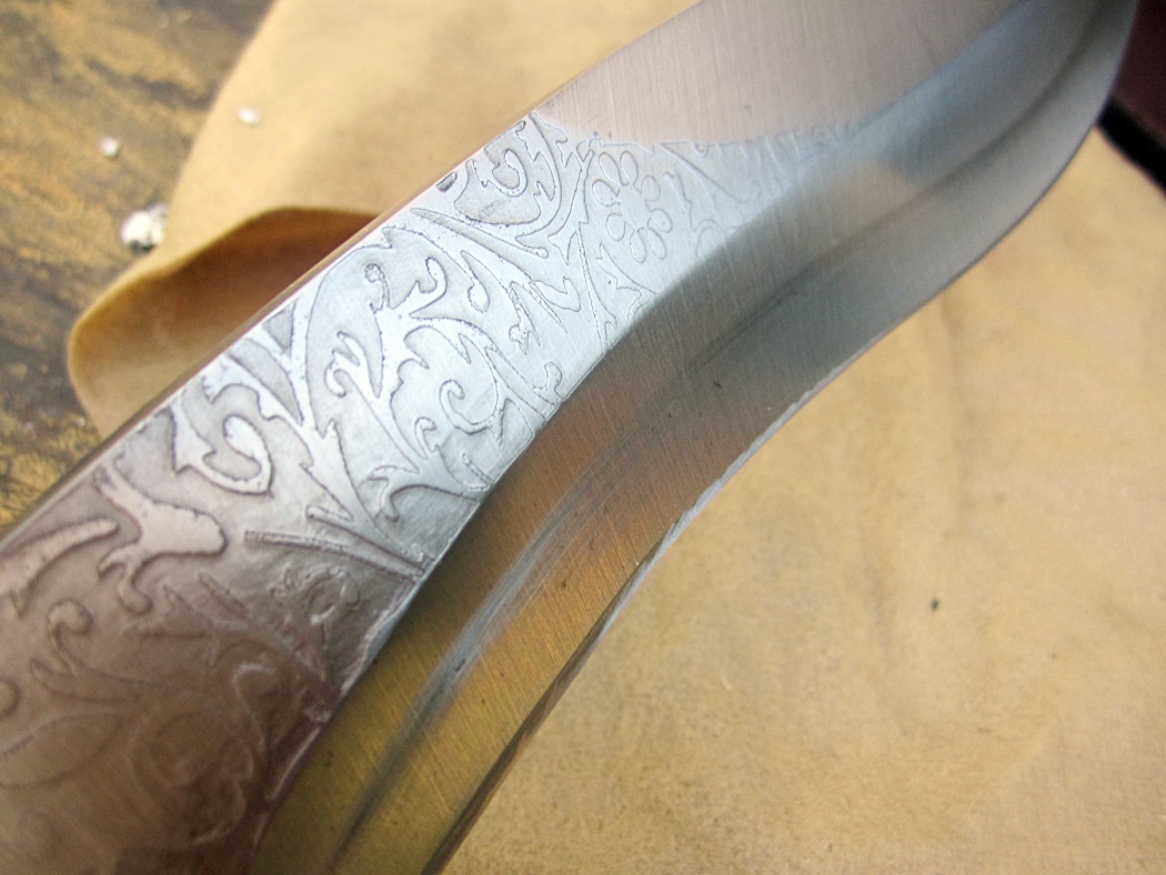 มีดเหล็กD2 Michael Cody's Custom Handmade D2 steel Sasquatch Bowie Knife Machete (ตำหนิตามรูป)