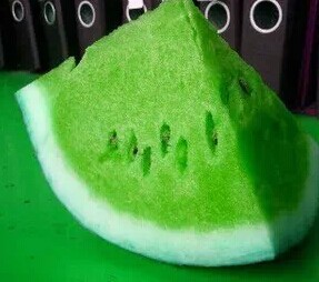 เมล็ดพันธุ์แตงโม(สีเขียว) Watermelon Stripes Green 5 เมล็ด