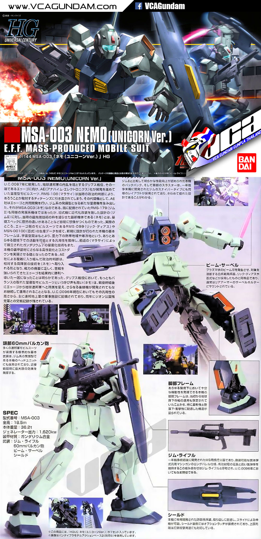 HG NEMO (UNICORN VER.) นีโม