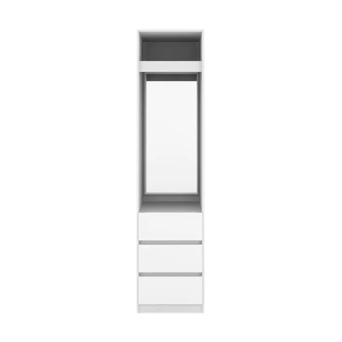 โต๊ะแป้งแบบยืนขนาด 50 ซม. รุ่น Blox สีขาว Mid Gloss