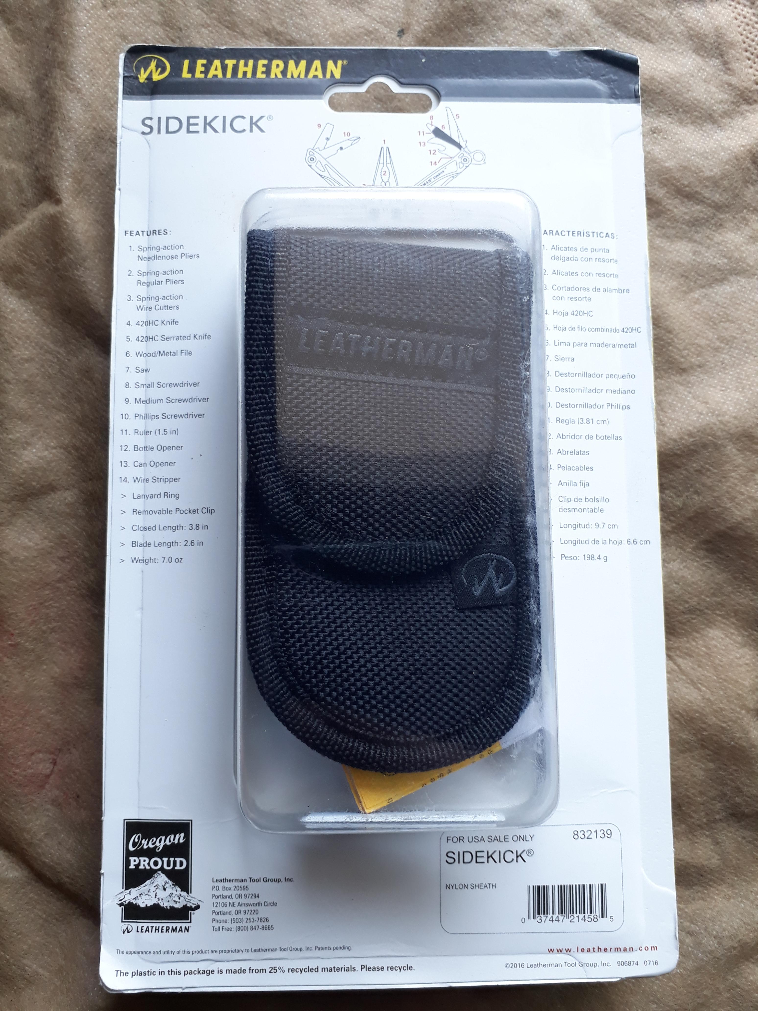 คีม มันติทูล Leatherman Sidekick Stainless Steel Multi-Tool 14in1 tools