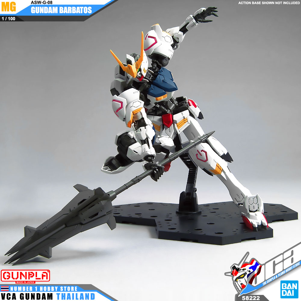 BANDAI GUNPLA MASTER GRADE MG 1/100 GUNDAM BARBATOS โมเดล กันดั้ม กันพลา VCA GUNDAM
