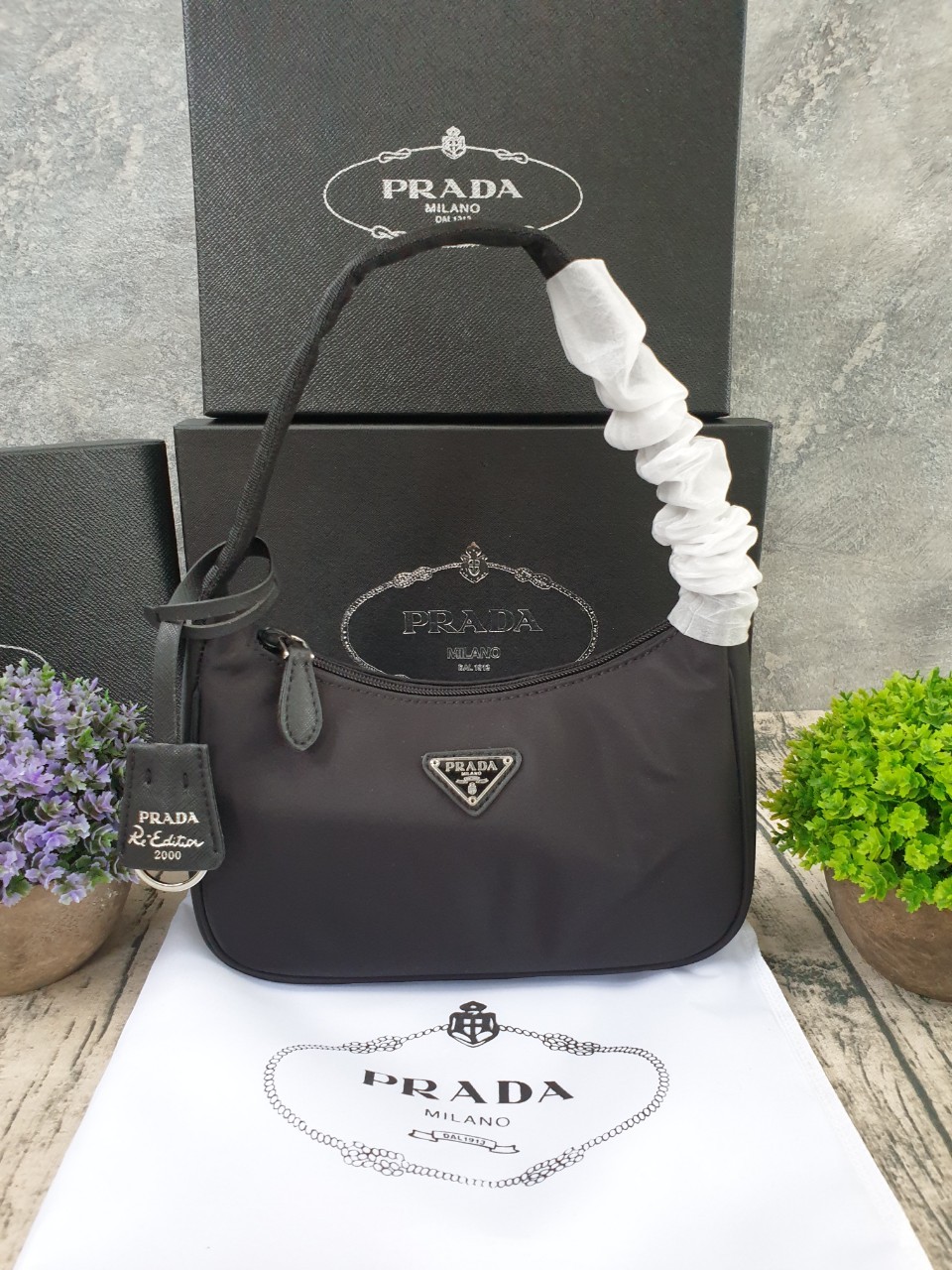 PRADA NYLON SHOULDER BAG