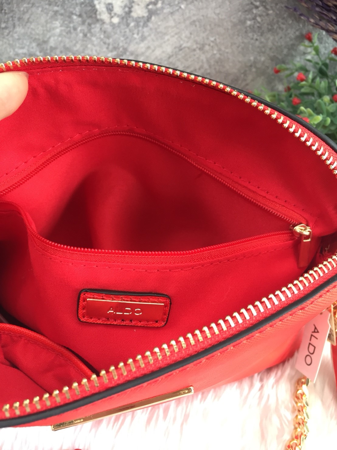 Aldo กระเป๋าสะพายหนัง Safiano