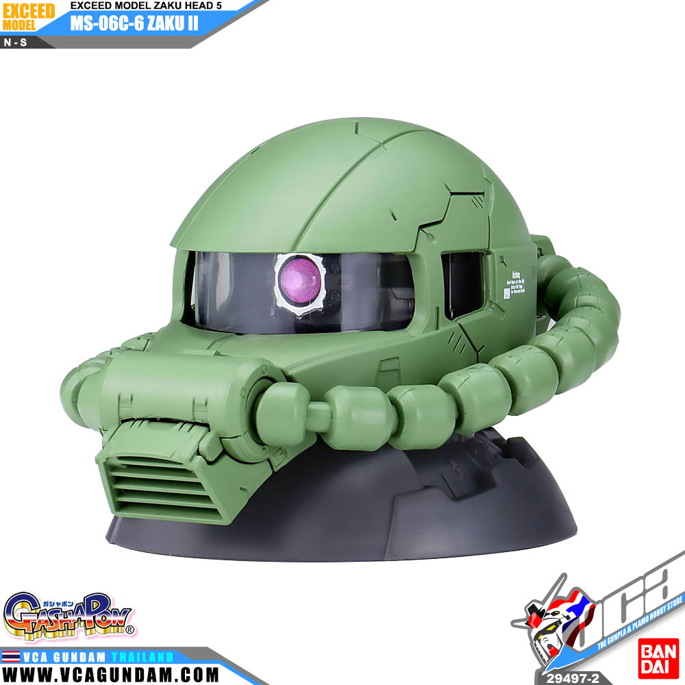 Exceed Model Zaku Head Collection 5 EMZH5 MS-06C-6 ZAKU II ซาคุ 2