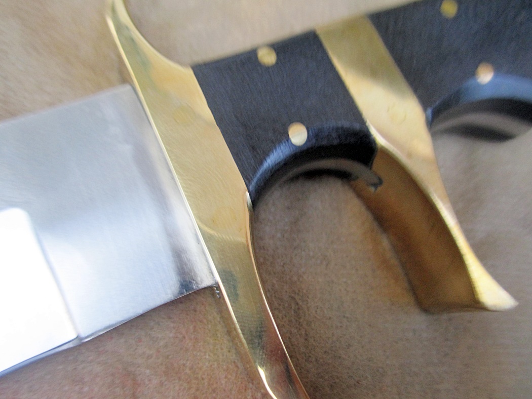 มีดเดินป่า ASH CUSTOM HANDMADE HUNTING BOWIE KNIFE 440C STEEL 13" (B93)