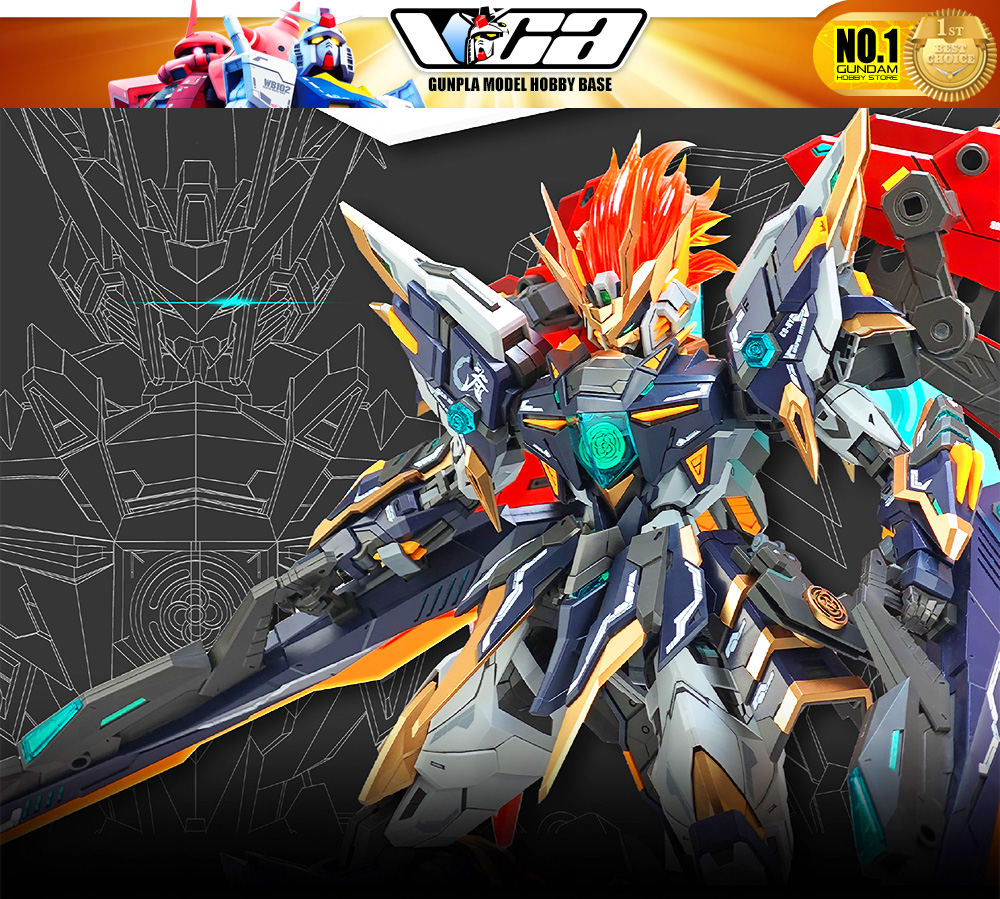 SNAA Master Grade 1/100 MG Martial Emperor ประกอบ หุ่นยนต์ โมเดล กันดั้ม กันพลา ของเล่น VCAGTH