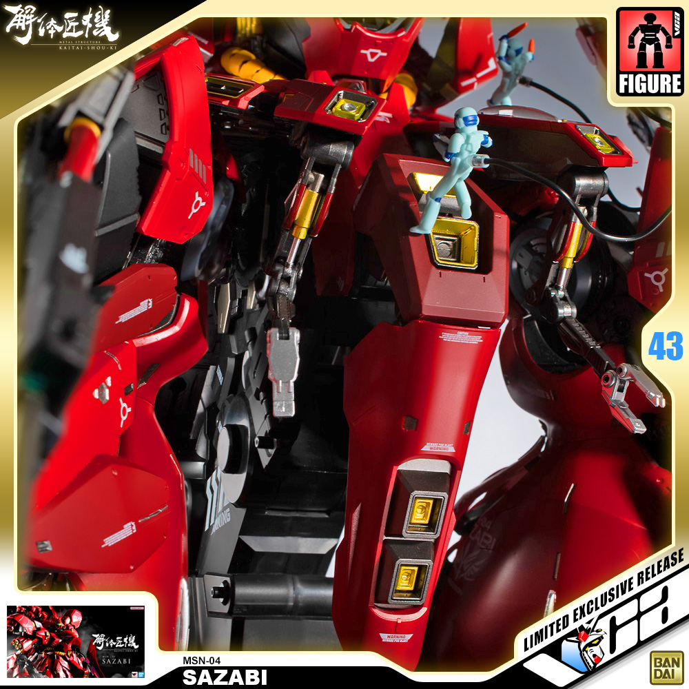 Bandai METAL STRUCTURE MSN-04 SAZABI