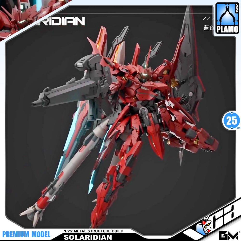 GM-GODOMO 1/72 Solaridian Metal Build Structure Action Figure Model Toy Master Grade MG Kit VCA Gundam Mecha Thailand