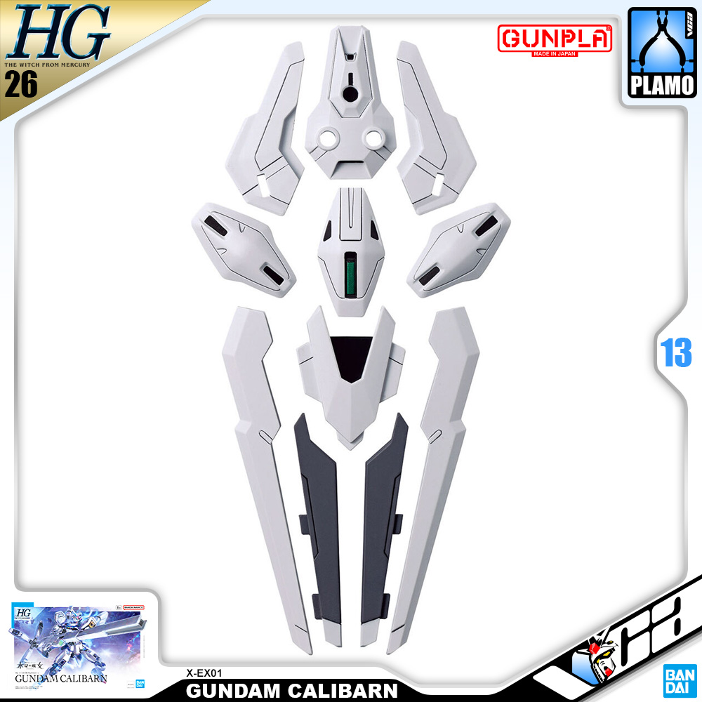 Bandai Gunpla High Grade The Witch from Mercury HG Gundam Calibarn Plastic Model Toy VCA Thailand