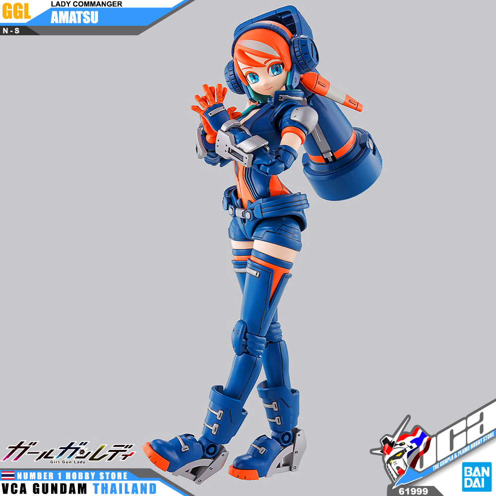 BANDAI GIRL GUNN LADY COMMANDER AMATSU โมเดล VCA GUNDAM