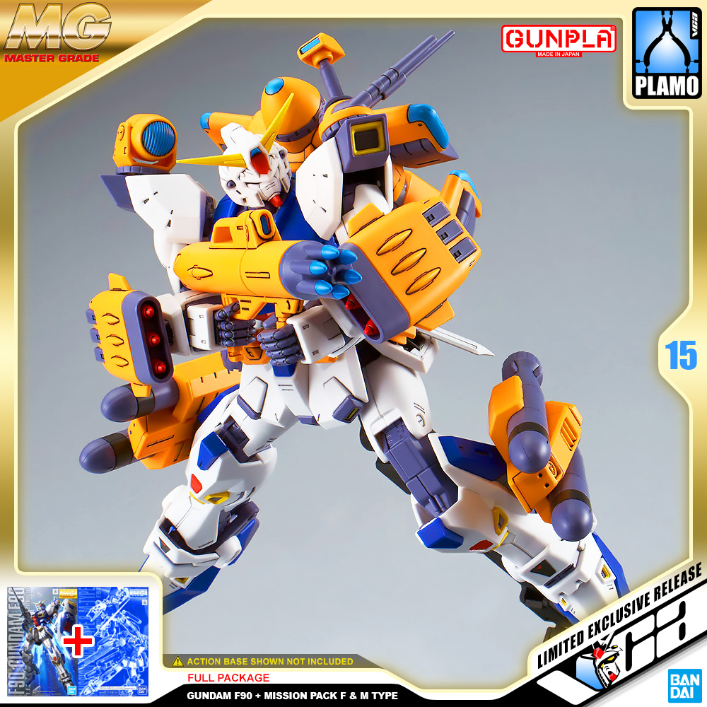 ⭐️ PREMIUM BANDAI PB GUNPLA MASTER GRADE MG 1/100 GUNDAM F90 MISSION PACK F M TYPE ประกอบ หุ่นยนต์ โมเดล กันดั้ม กันพลา ของเล่น VCA GUNDAM