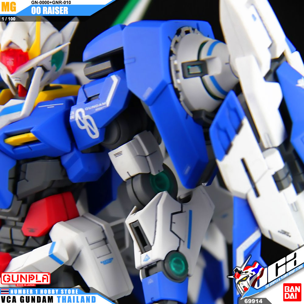 BANDAI GUNPLA MASTER GRADE MG 1/100 00 RAISER โมเดล กันดั้ม กันพลา VCA GUNDAM