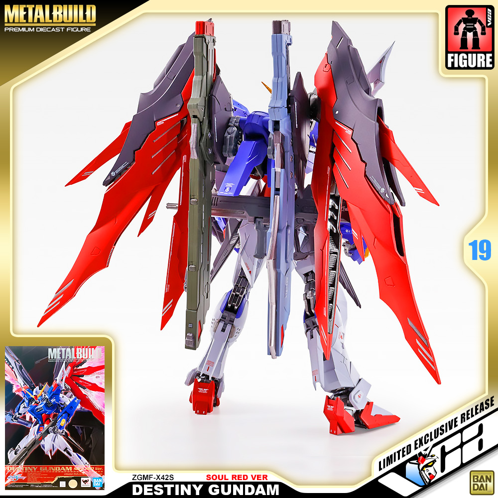 コミック・アニメ L BUILD DESTINY GUNDAM SOUL RED Ver. BANDAI METAL BUILD DESTINY Gundam SOUL RED Ver. Action