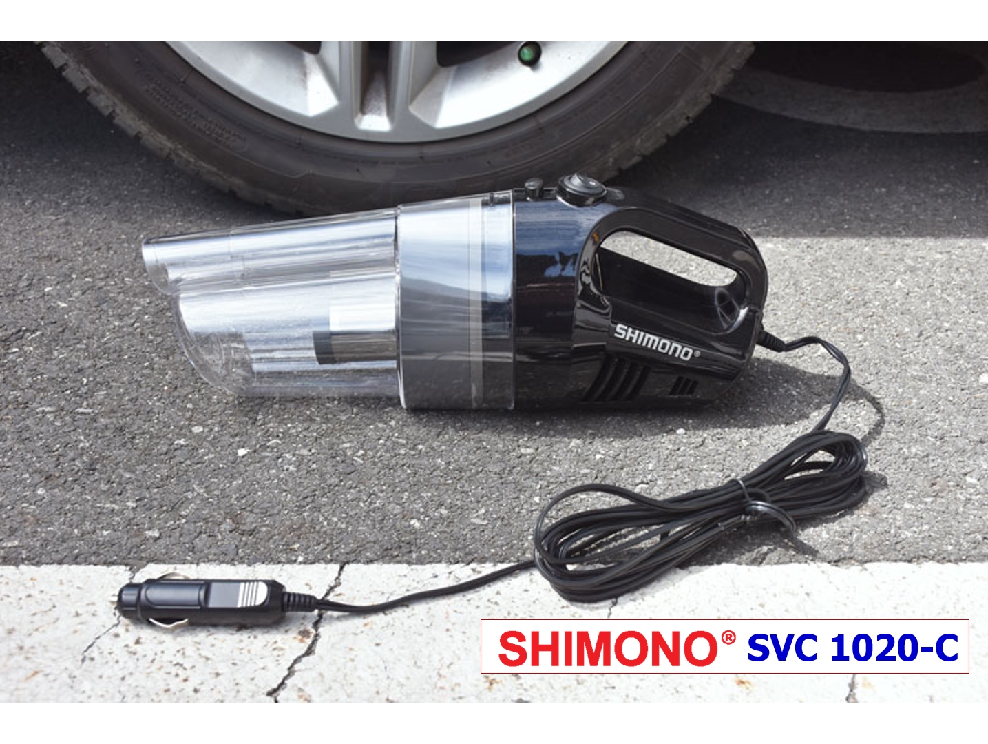 SHIMONO SVC1020C เครื่องดูดฝุ่นสำหรับใช้ในรถยนต์ รุ่นใหม่ไส้กรองสแตนเลส