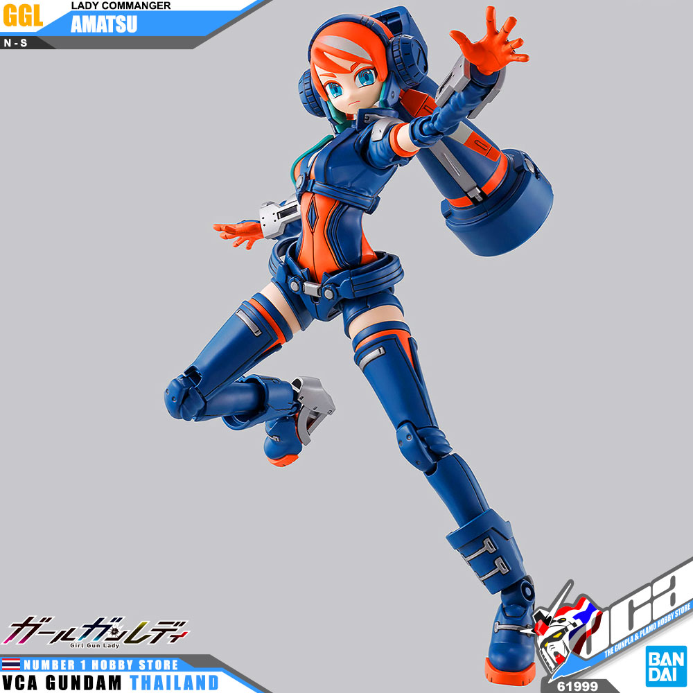 BANDAI GIRL GUNN LADY COMMANDER AMATSU โมเดล VCA GUNDAM