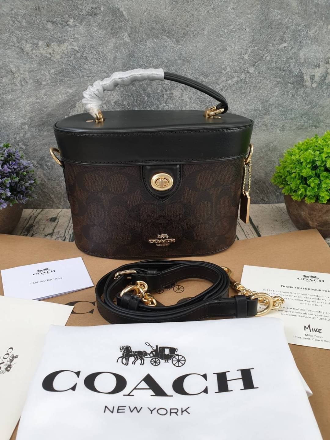 COACH KAY CROSSBODY IN SIGNATURE CANVAS (COACH F78277)