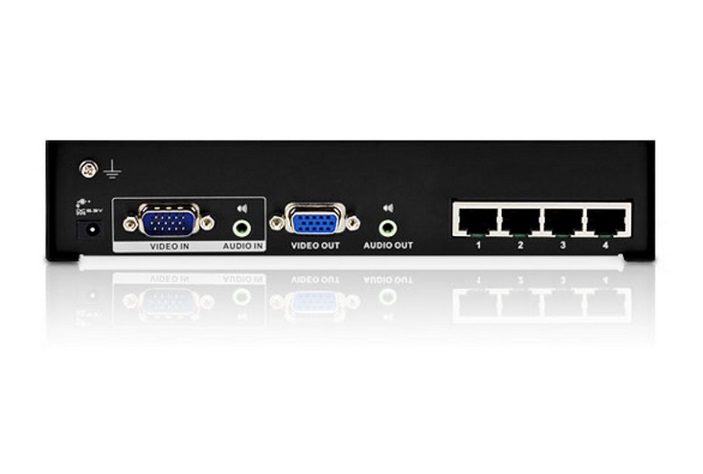 ATEN รุ่น VS1204T A/V OVER CAT 5 SPLITTER 4 PORT