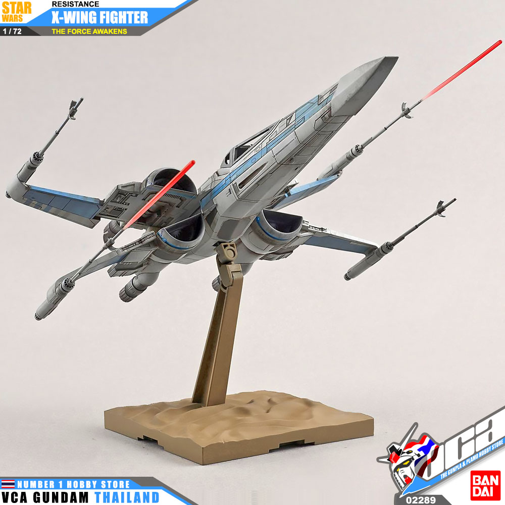 Bandai 1/72 RESISTANCE X-WING FIGHTER STAR WARS : THE FORCE AWAKENS