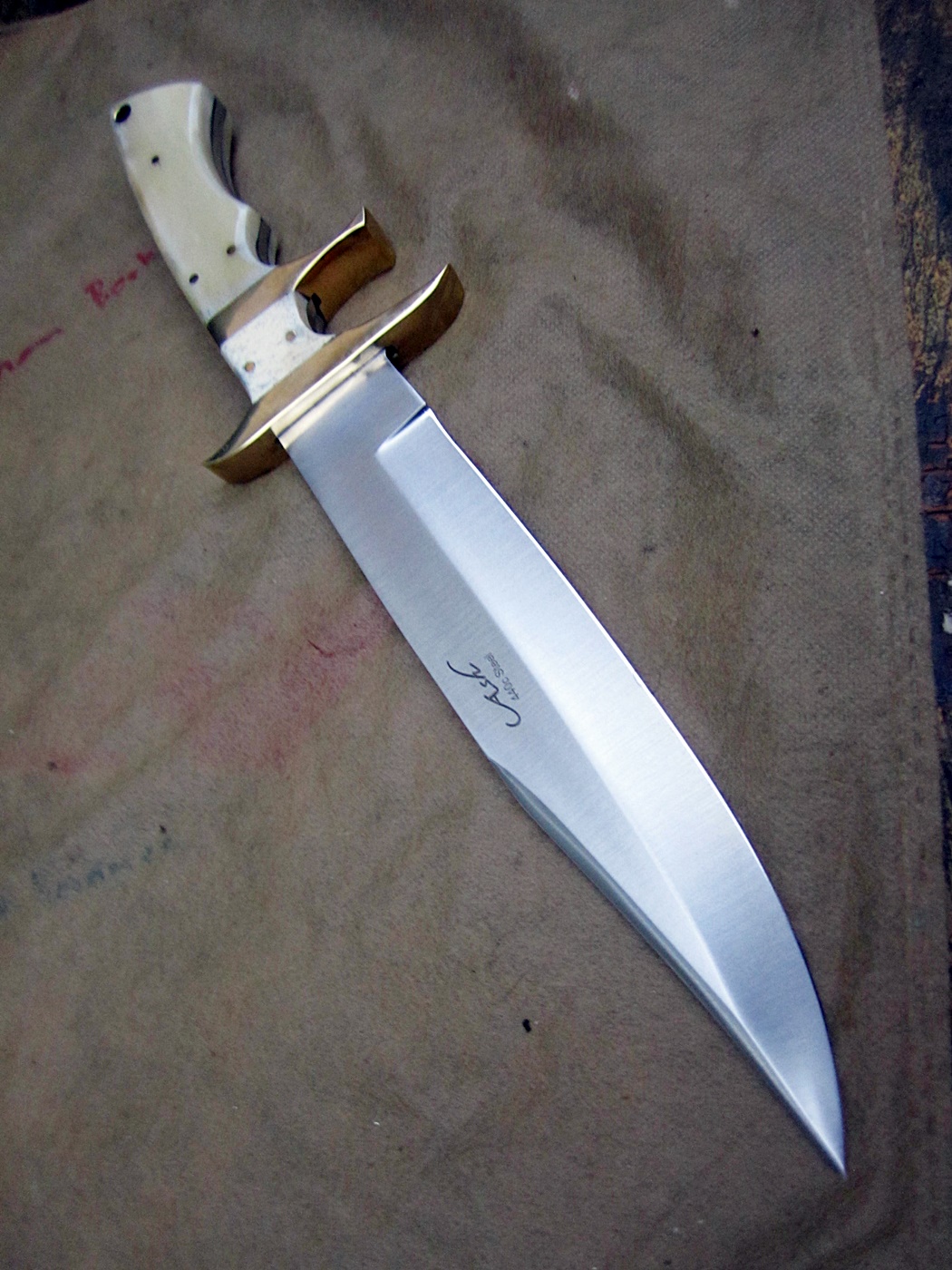 มีดใบตายเหล็ก 440c ( B96)