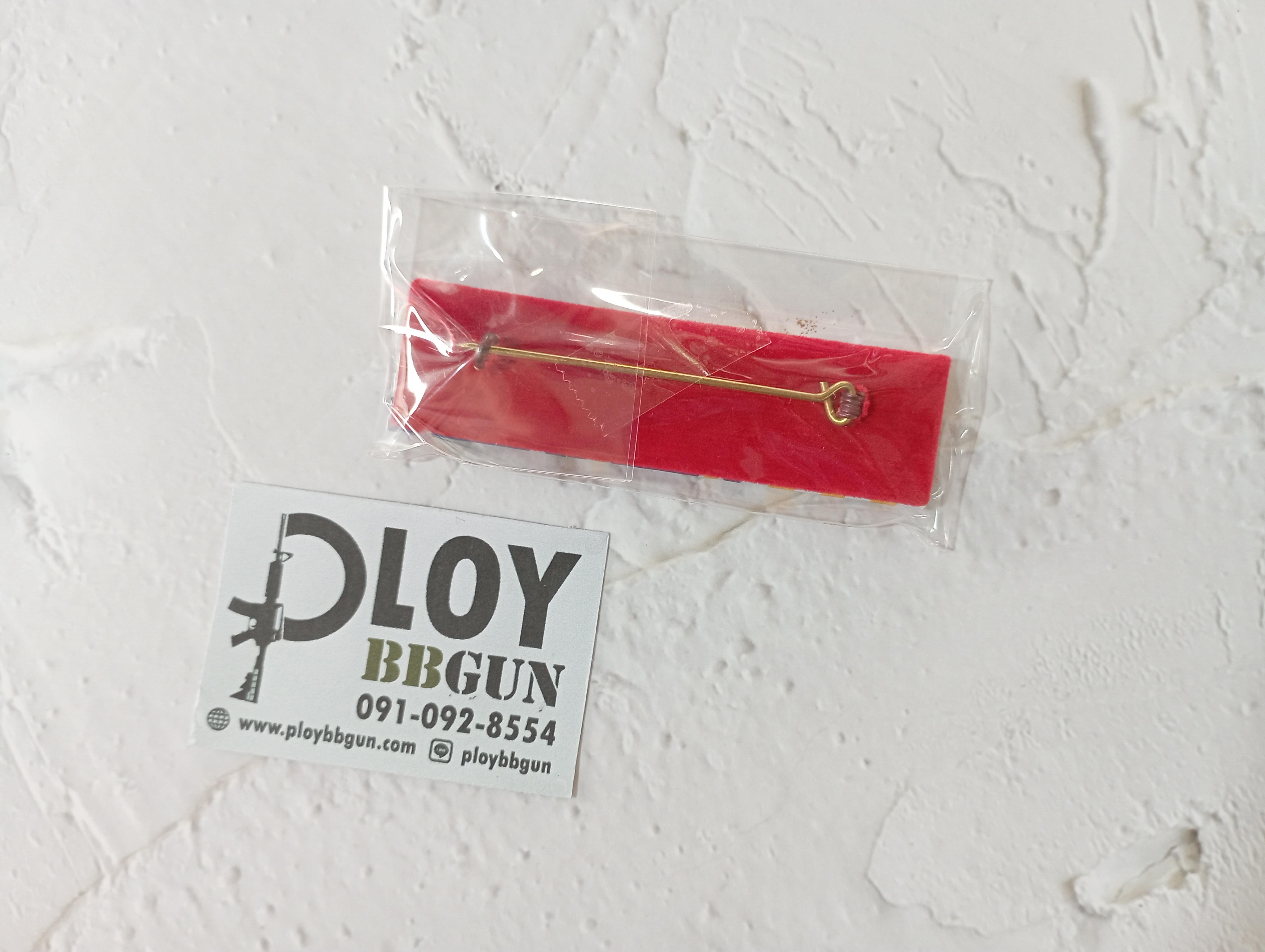 แพรแถบ แถบสี ขาเข็มกลัด แบบใหม่ปี 66 สำหรับข้าราชการทุกหน่วยงาน (ผู้หญิง)