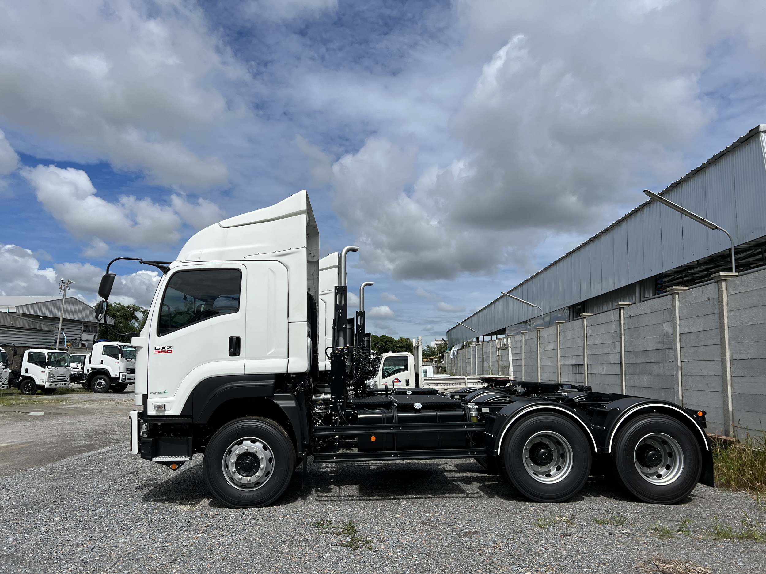 ISUZU GXZ 360 แรงม้า เฟืองช้า (หัวลาก 10 ล้อ 2 เพลา) หัวแชสซี (Chassis)