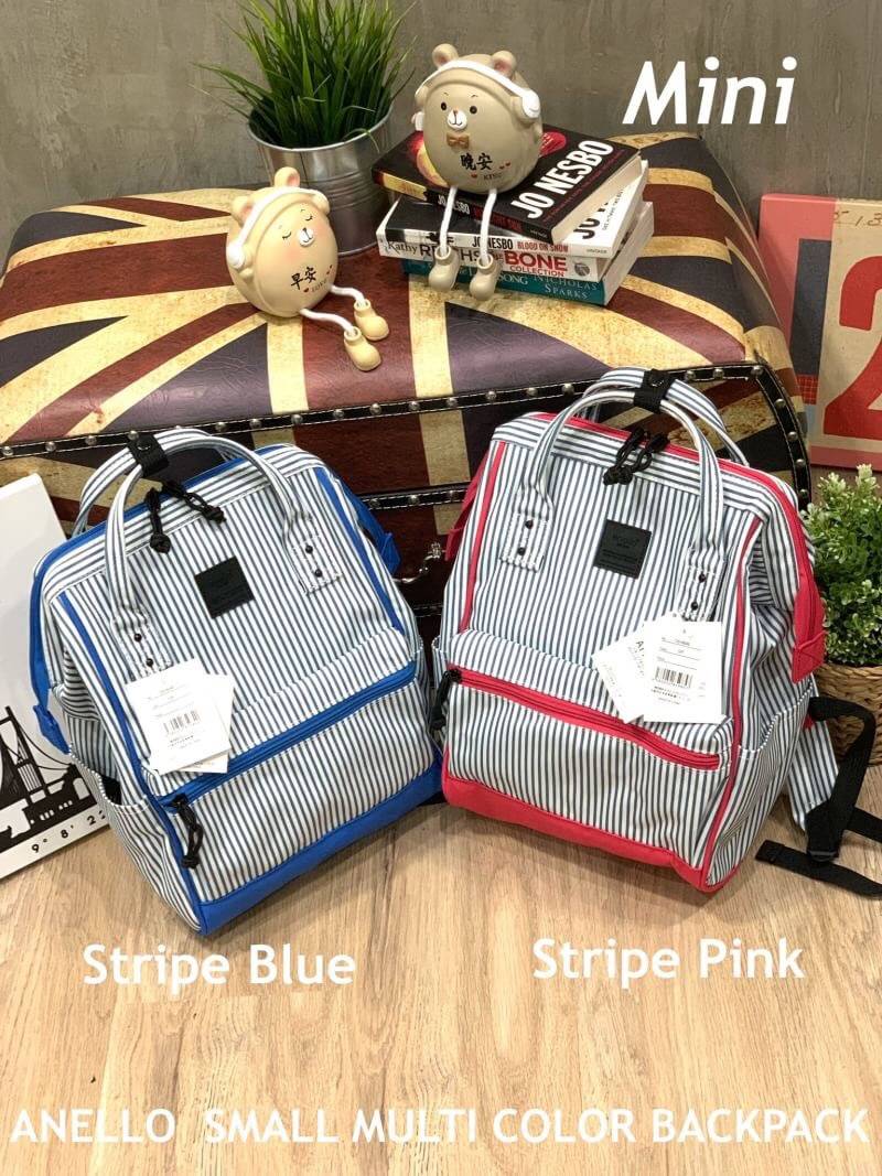 ANELLO SMALL MULTI COLOR MINI & CLASSIC BACKPACK OS-N045/N046 สีแดง