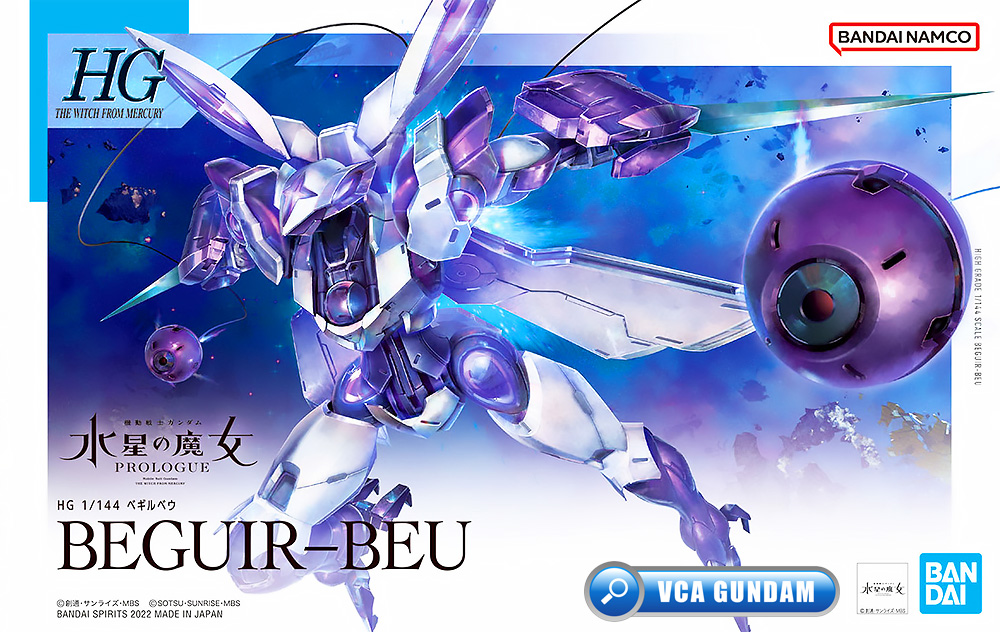 ⭐️ BANDAI GUNPLA HIGH GRADE THE WITCH FROM MERCURY HGTWFM HG 1/144 BEGUIR-BEU BEGUIR BEU ประกอบ หุ่นยนต์ โมเดล กันดั้ม กันพลา ของเล่น VCA GUNDAM