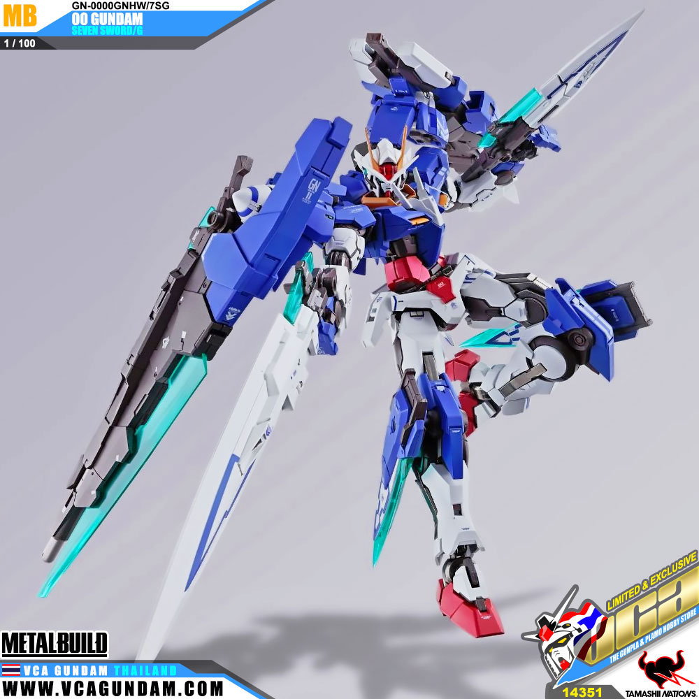 Metal Build GN-0000GNHW/7SG 00 GUNDAM SEVEN SWORD/G ดับเบิ้ลโอ กันดั้ม เซเว่น สว๊อด