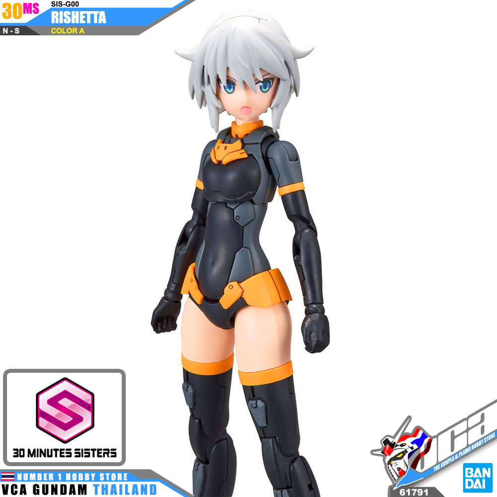 BANDAI 30 MINUTES SISTERS 30MS GIRL SIS-G00 RISHETTA COLOR A โมเดล VCA GUNDAMBANDAI 30 MINUTES SISTERS 30MS GIRL SIS-G00 RISHETTA COLOR A โมเดล VCA GUNDAM
