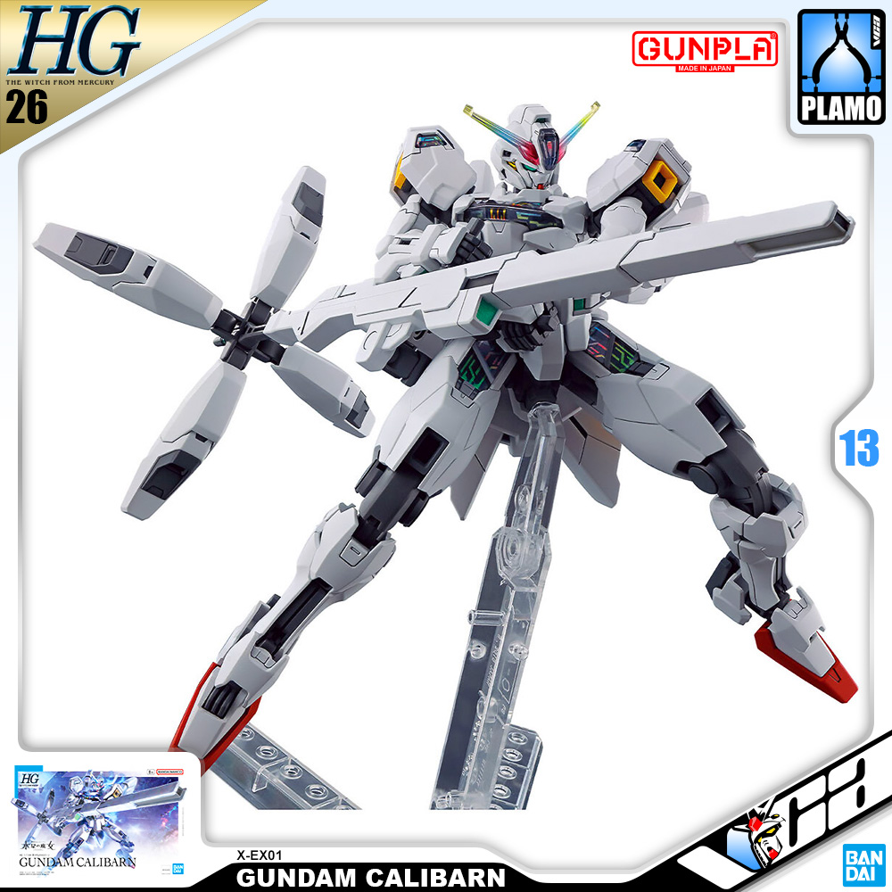 Bandai Gunpla High Grade The Witch from Mercury HG Gundam Calibarn Plastic Model Toy VCA Thailand