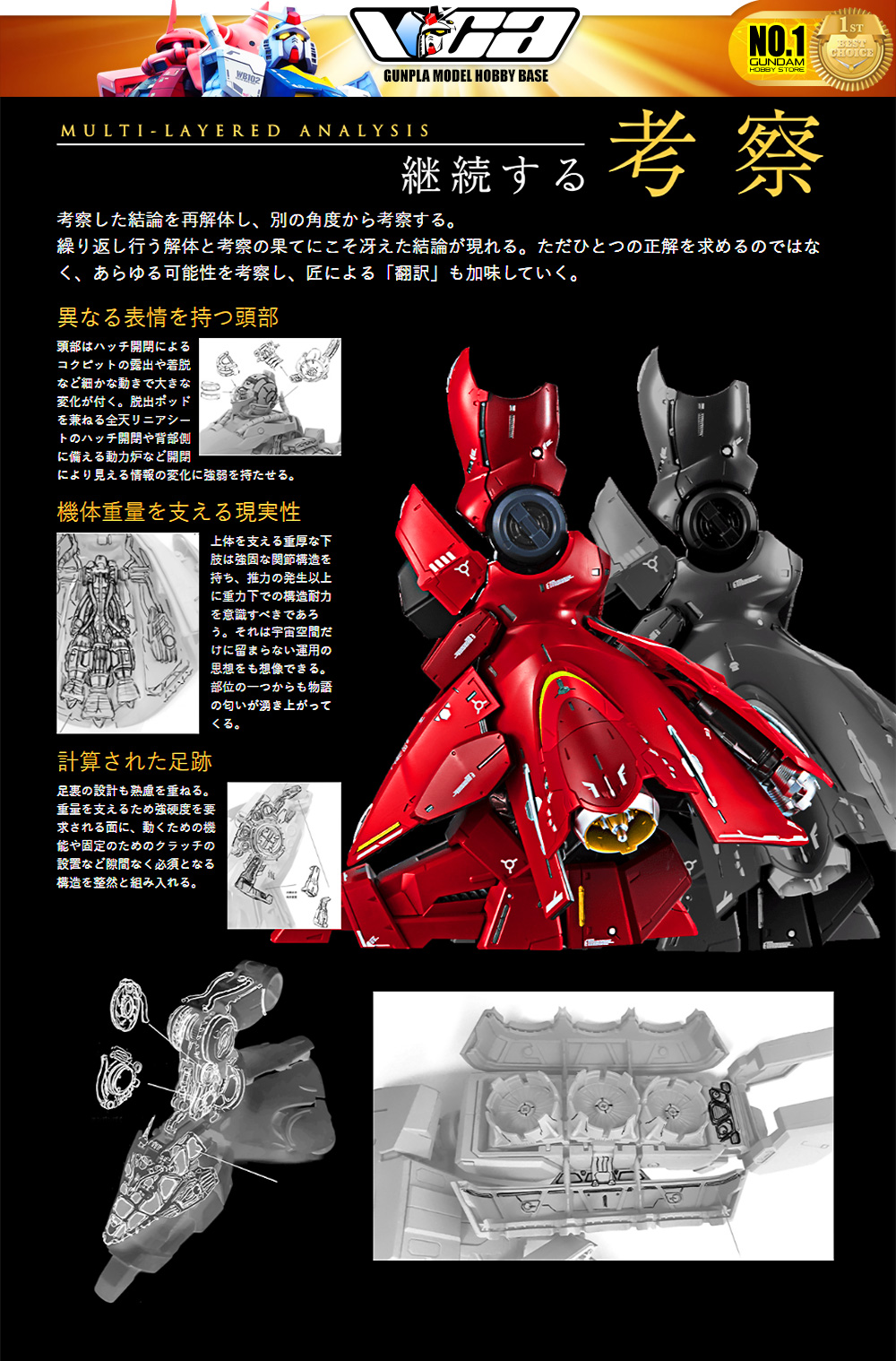 Bandai METAL STRUCTURE MSN-04 SAZABI