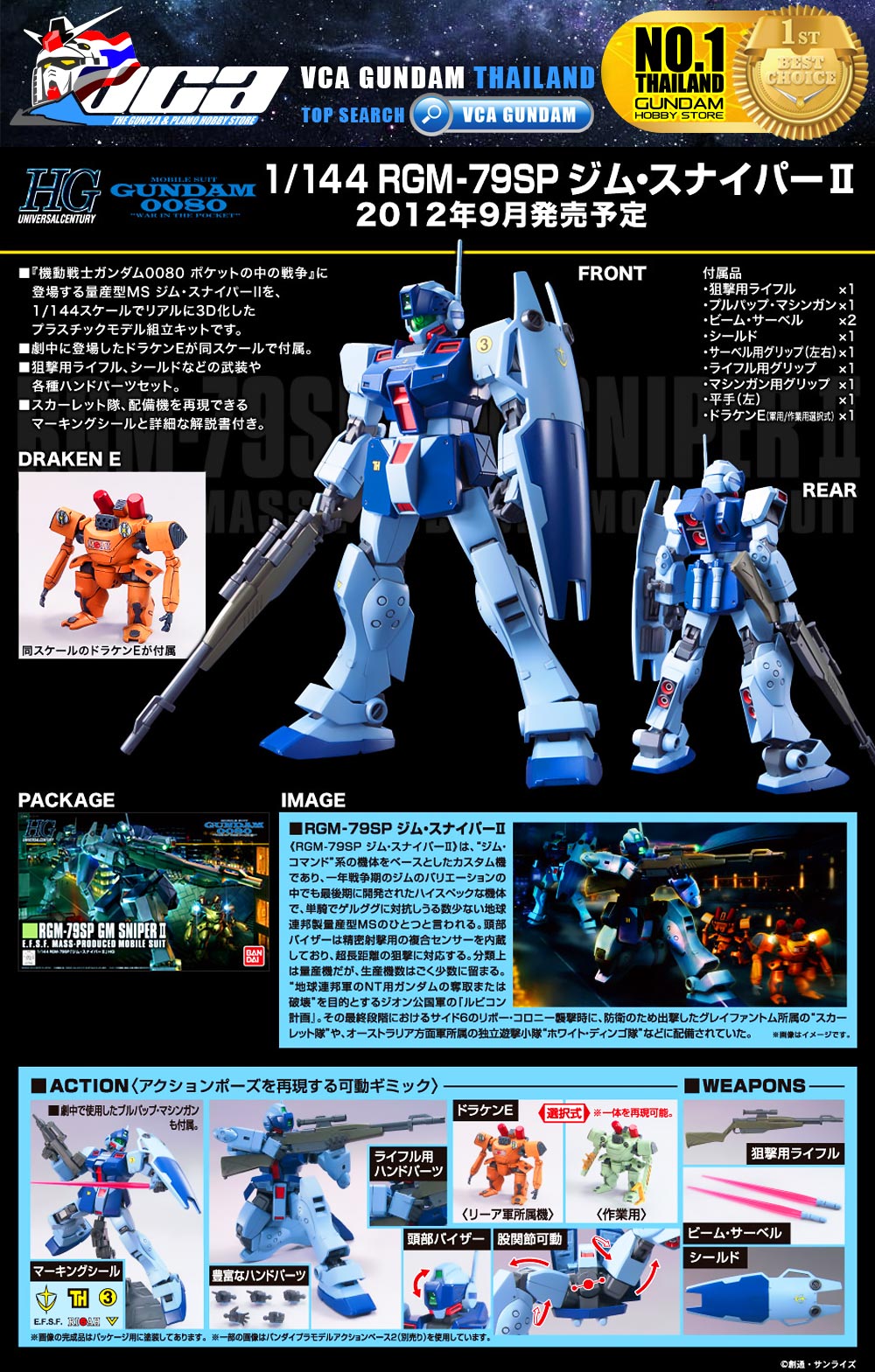 HG RGM-79SP GM SNIPER II GM สไนเปอร์ 2