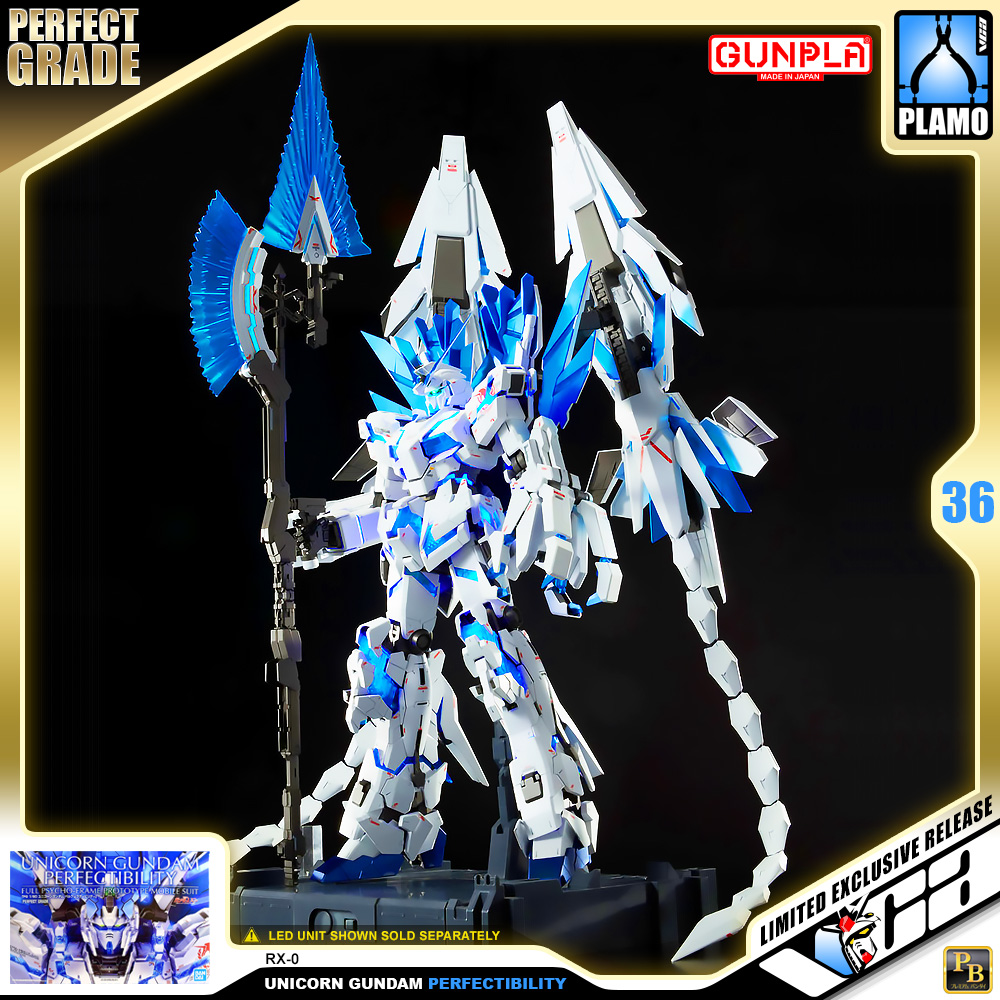 ⭐️ PREMIUM BANDAI PB GUNPLA PERFECT GRADE PG 1/60 RX-0 UNICORN GUNDAM PERFECTIBILITY ประกอบ หุ่นยนต์ โมเดล กันดั้ม กันพลา ของเล่น VCA GUNDAM