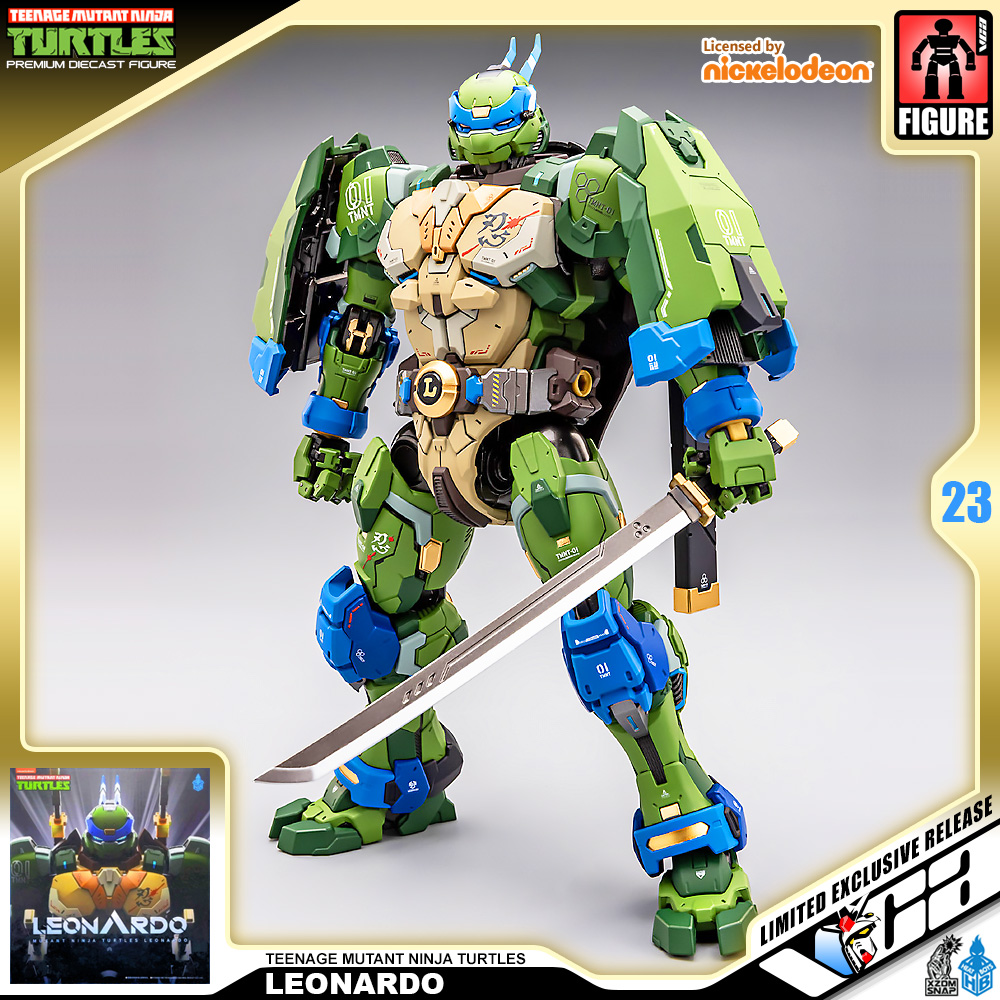 HEAT BOYS X SNAP DESIGN TMNT LEONARDO MECHA