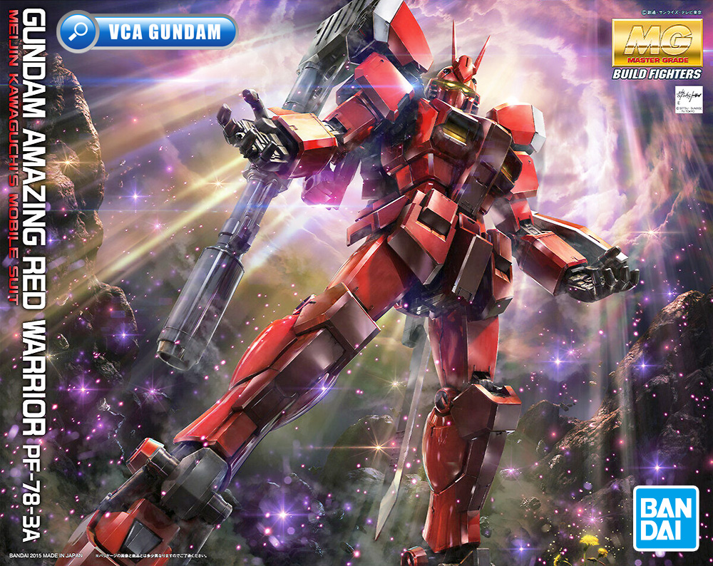 Bandai Gunpla MG PF-78-3A GUNDAM AMAZING RED WARRIOR