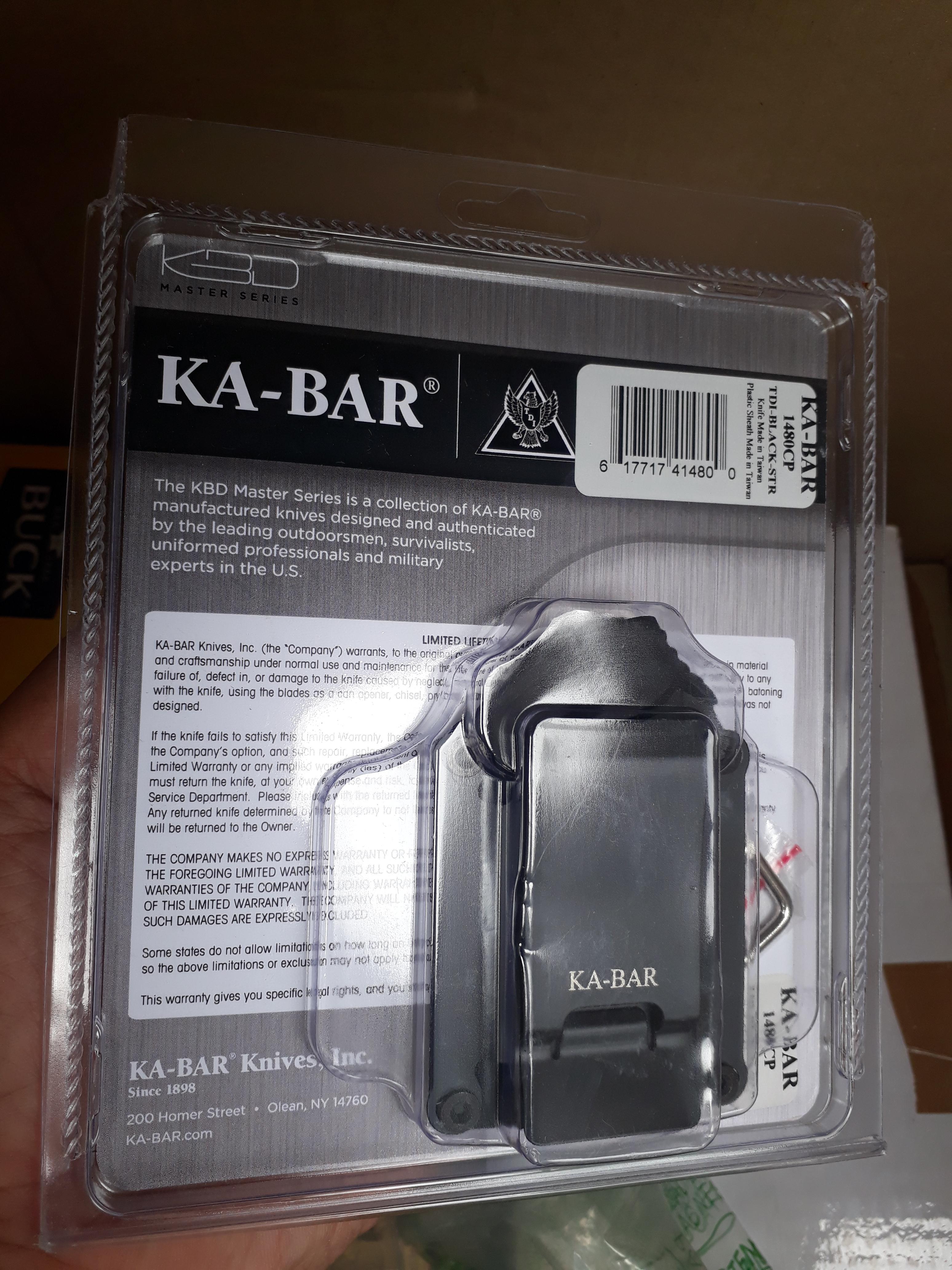 Ka-Bar TDI Law Enforcement Knife-Straight Edge-Sheath Included-Black-2-1480-6