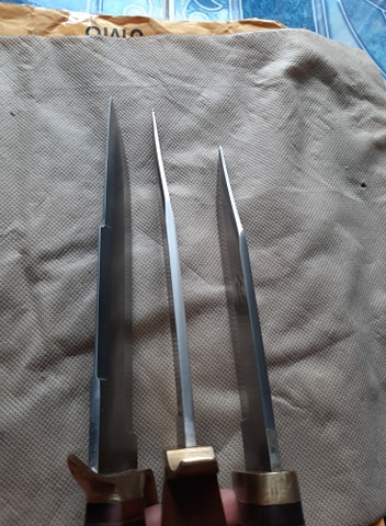 มีดเก่าเก็บ เหล็ก 440c (ได้ 3 เล่ม)