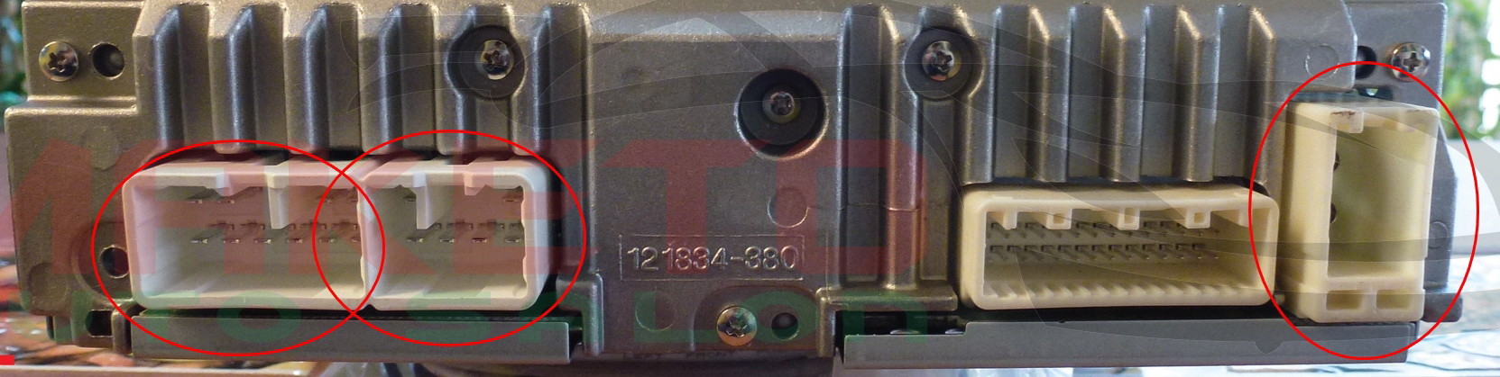 (R012) สายปลั๊กไฟวิทยุ Toyota