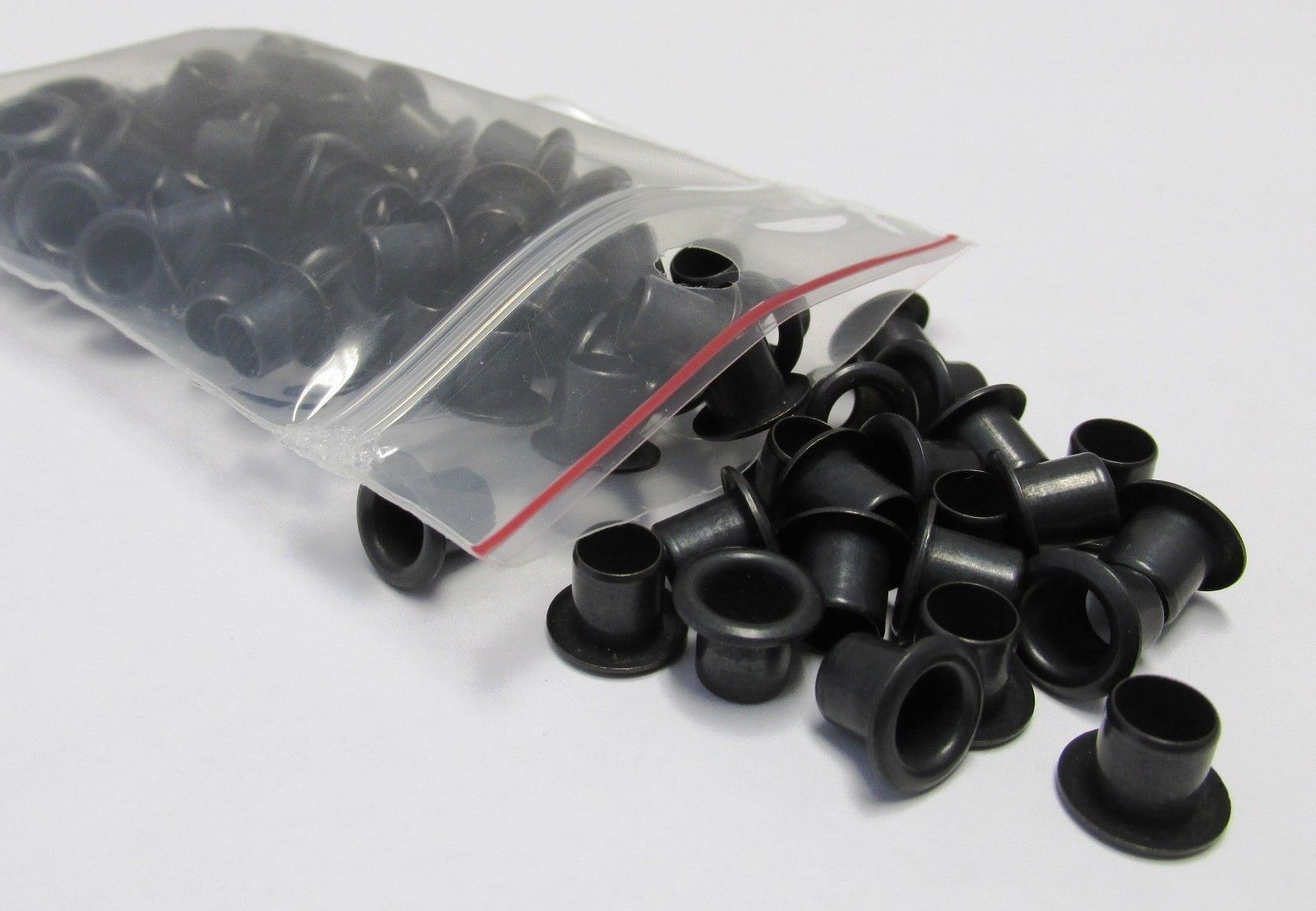 ตาไก่ DIY Eyelets GS 8-8 brass black Kydex .08-.093 1/4 Custom Holster Sheath/ 10 ตัว