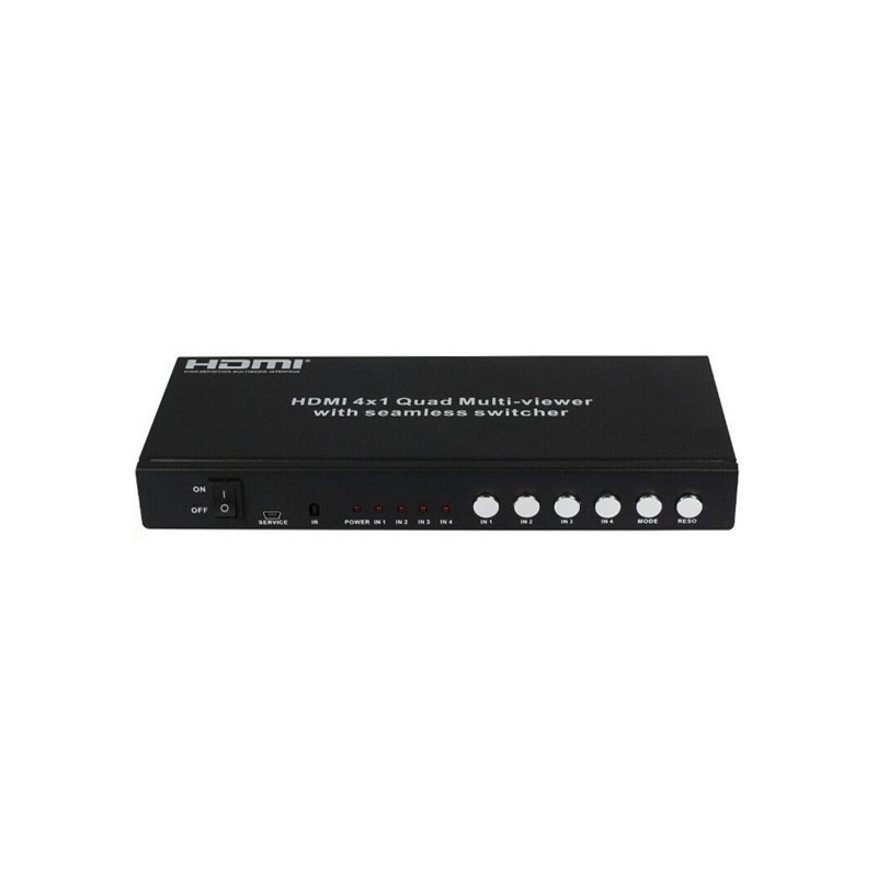 NEXIS รุ่น PH-SW41Q 4 IN 1 OUT HDMI SEAMLESS SWITCH WITH QUAD DISPLAY