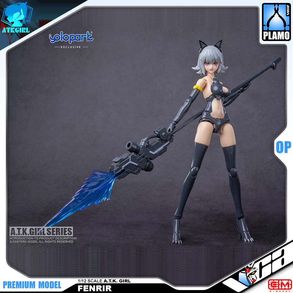 Eastern Model® Plastic Model Kit A.T.K. Girl FENRIR WOLF