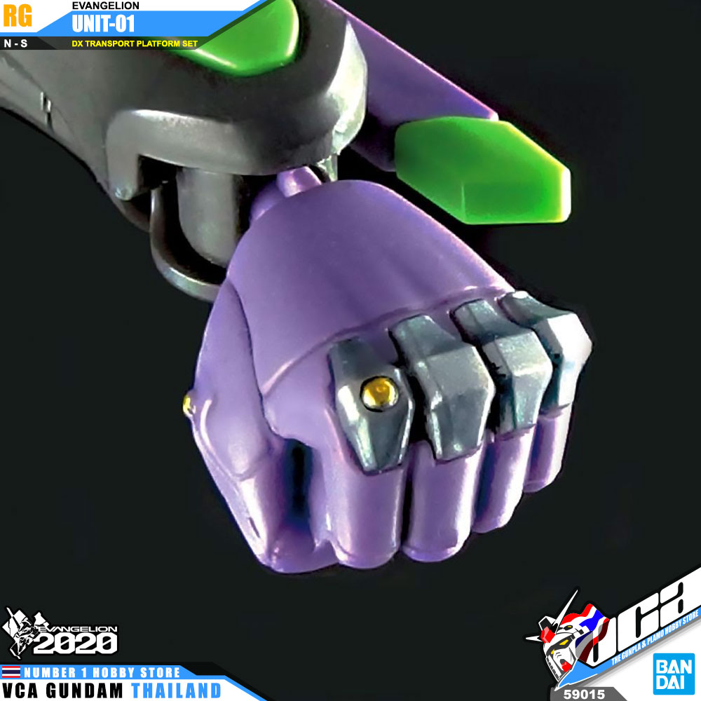 Bandai Real Grade RG EVANGELION UNIT-01 TEST TYPE DX TRANSPORTER PLATFORM SET อีวานเกเลียน