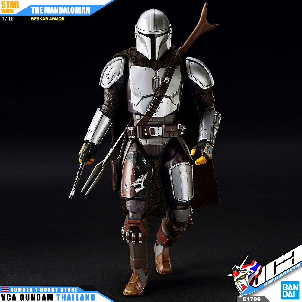 BANDAI STAR WARS 1/12 THE MANDALORIAN BESKAR ARMOR สตาร์ วอร์ พลาสติก โมเดล VCA GUNDAM