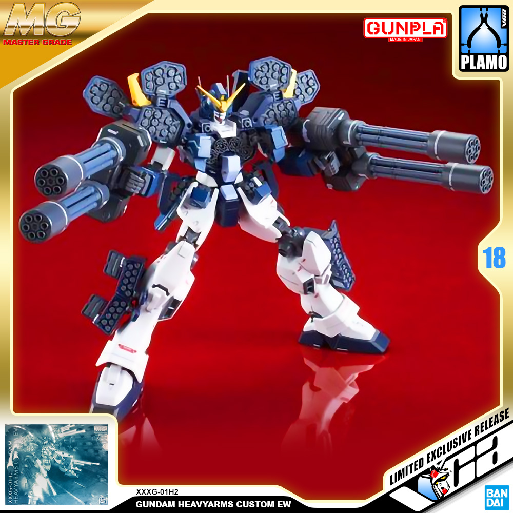 ⭐️ PREMIUM BANDAI PB GUNPLA MASTER GRADE MG 1/100 GUNDAM HEAVYARMS CUSTOM EW ประกอบ หุ่นยนต์ โมเดล กันดั้ม กันพลา ของเล่น VCA GUNDAM