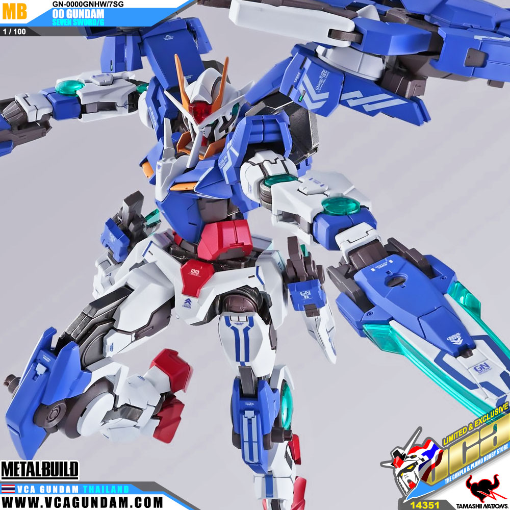 Metal Build GN-0000GNHW/7SG 00 GUNDAM SEVEN SWORD/G ดับเบิ้ลโอ กันดั้ม เซเว่น สว๊อด